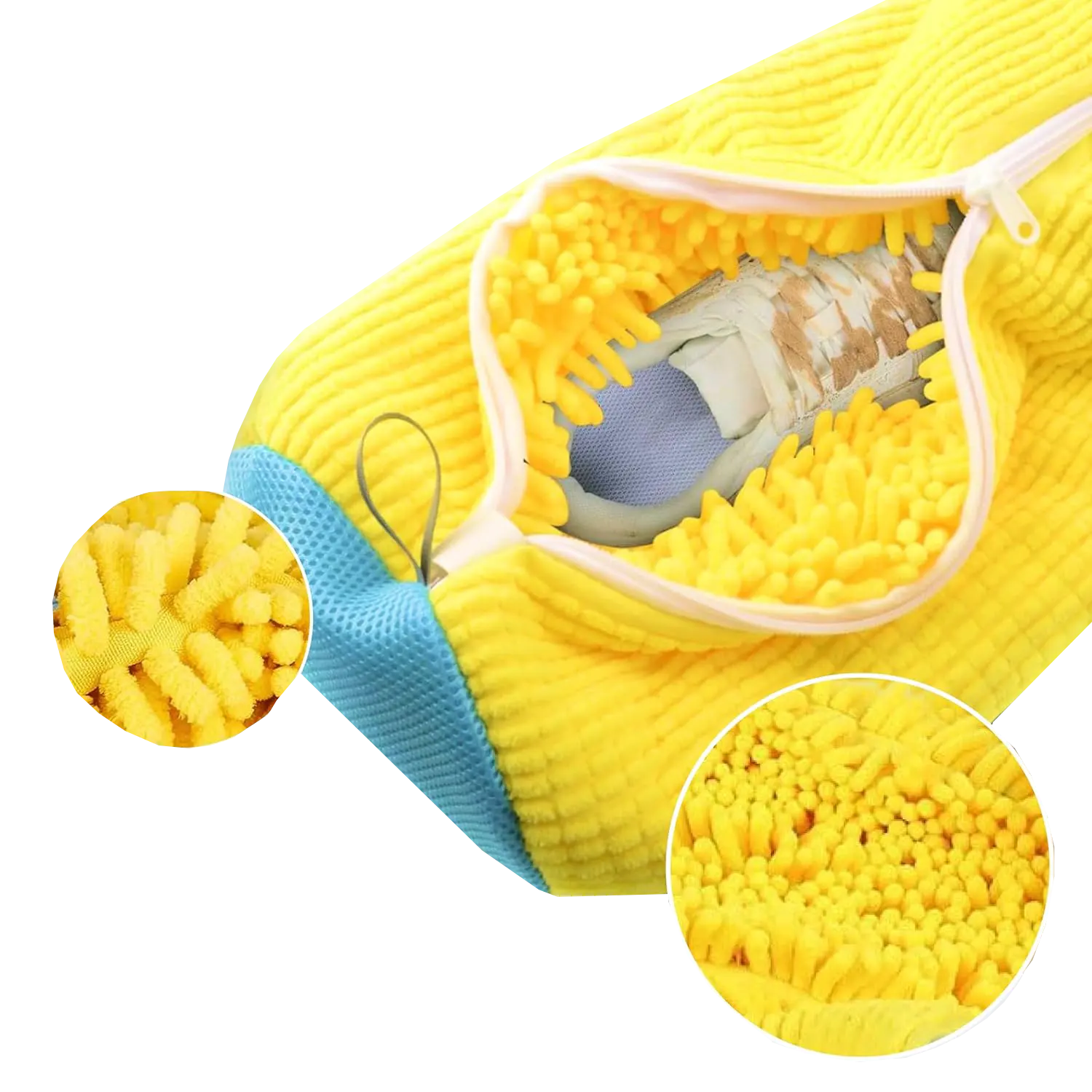 كفر شوز للغسالة قابلة لاعادة الاستخدام عمق 360 درجة ، تناسب جميع احجام الاحذية ، اصفر ، 2198