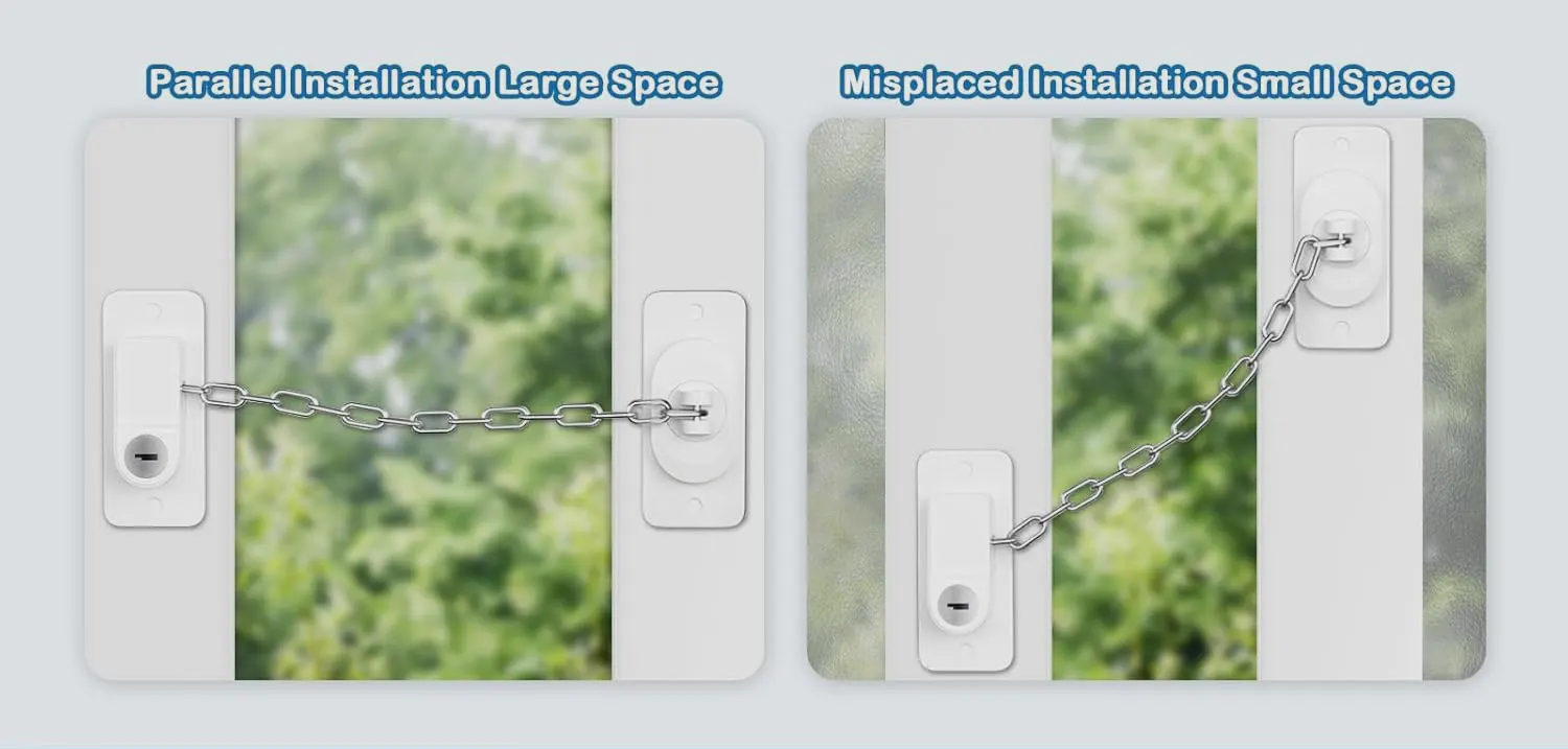 Refrigerator And Window Lock, White, 054-9