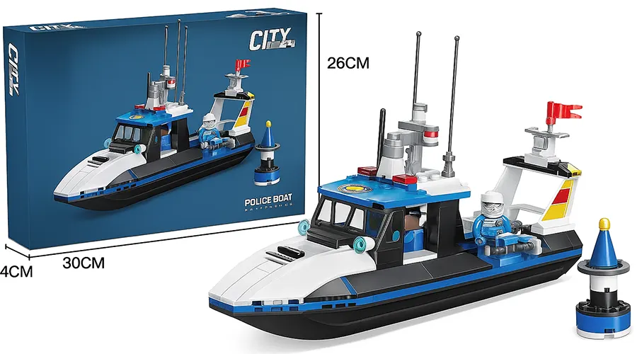 مكعبات ليجو مركبة الشرطة ، 54117