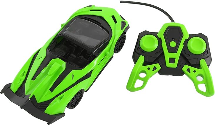 Racing car, remote control, yellow, 6077