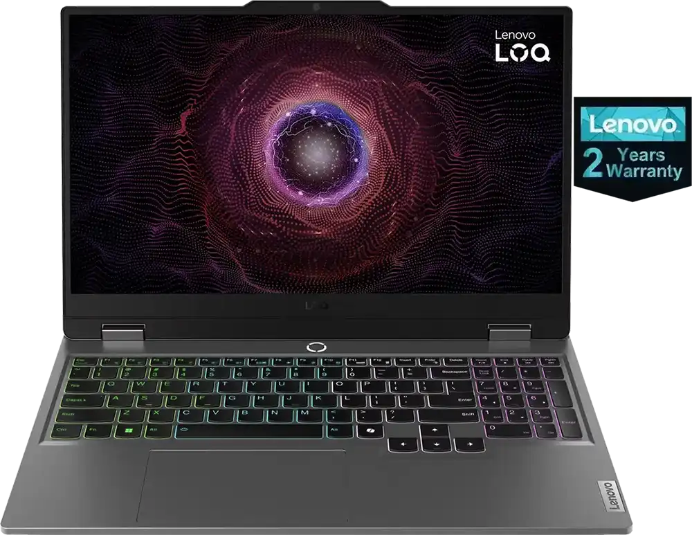لابتوب لينوفو LOQ 15ARP9 ، انتل كور AMD Ryzen 7-7435HS ، رامات 24 جيجابايت، هارد ديسك 1 تيرابايت اس اس دي، كارت شاشة نيفديا جي فورس RTX4070 ذاكرة 8 جيجابايت GDDR6، شاشة 15.6 بوصة FHD IPS، ويندوز 11، رمادي لونا