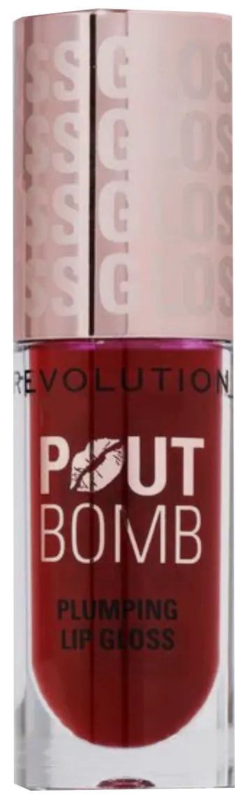 Revolution Lip Gloss Pout Pump Plumping, Jelly Berry Mauve
