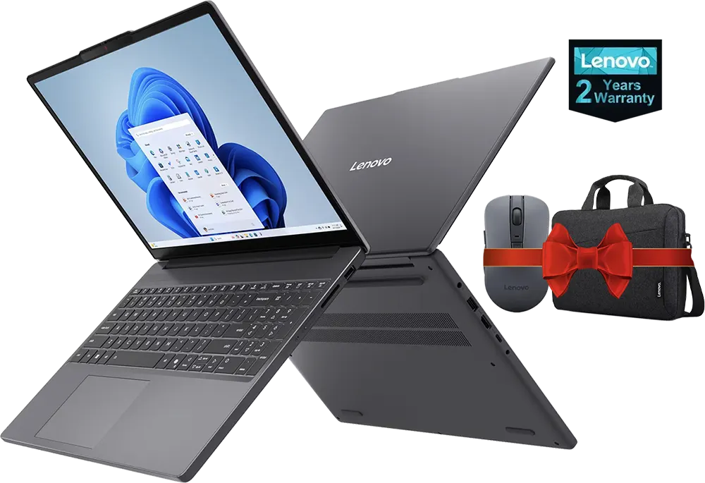 Laptop Lenovo IdeaPad Slim 3, 15IRH10 , Intel® Core™ I7-13620H, 13th Gen, 16GB RAM, 512GB M2 SSD Hard Disks, Integrated Intel® UHD Graphics Card, 15.3 Inch WUXGA Display, Windows 11 Home,  Grey ( Mouse + Laptop Bag For Free )