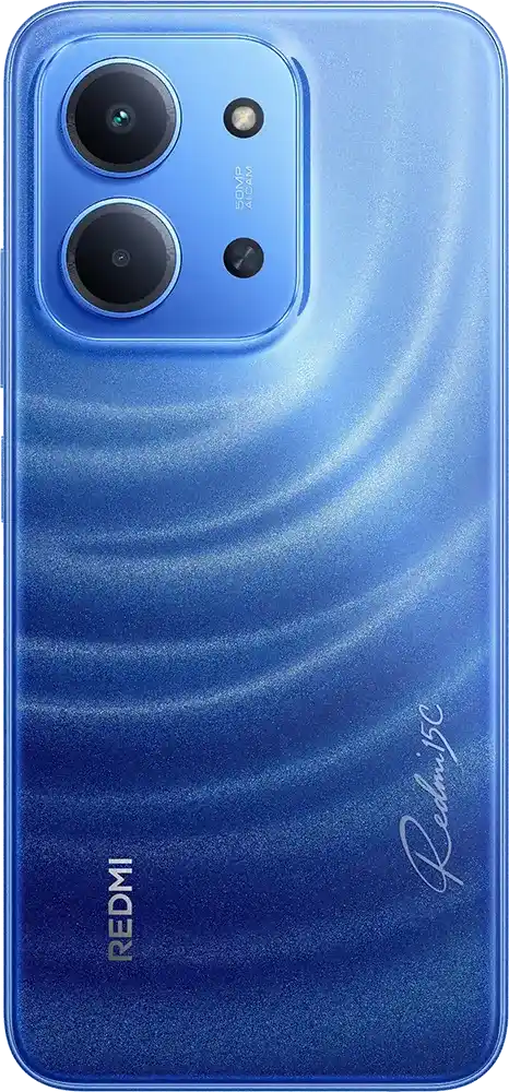 REDMI 15C Dual SIM, 128GB Memory, 6GB RAM, 4G LTE, Moonlight Blue