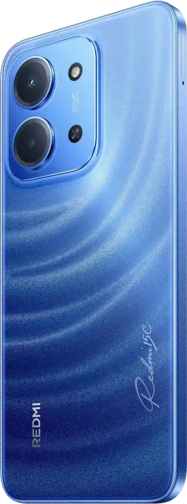 REDMI 15C Dual SIM, 128GB Memory, 6GB RAM, 4G LTE, Moonlight Blue