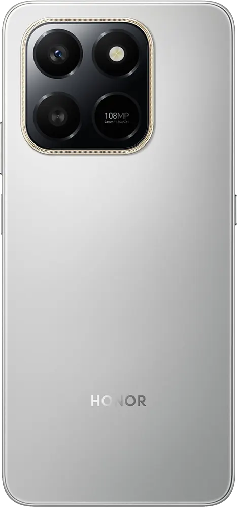 Honor X7D Dual SIM Mobile, 256GB Internal Memory, 8GB RAM, 4G LTE, Meteor Silver