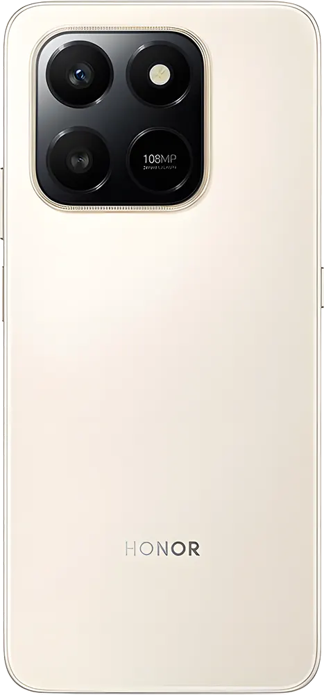 Honor X7D Dual SIM Mobile, 256GB Internal Memory, 8GB RAM, 4G LTE, Desert Gold
