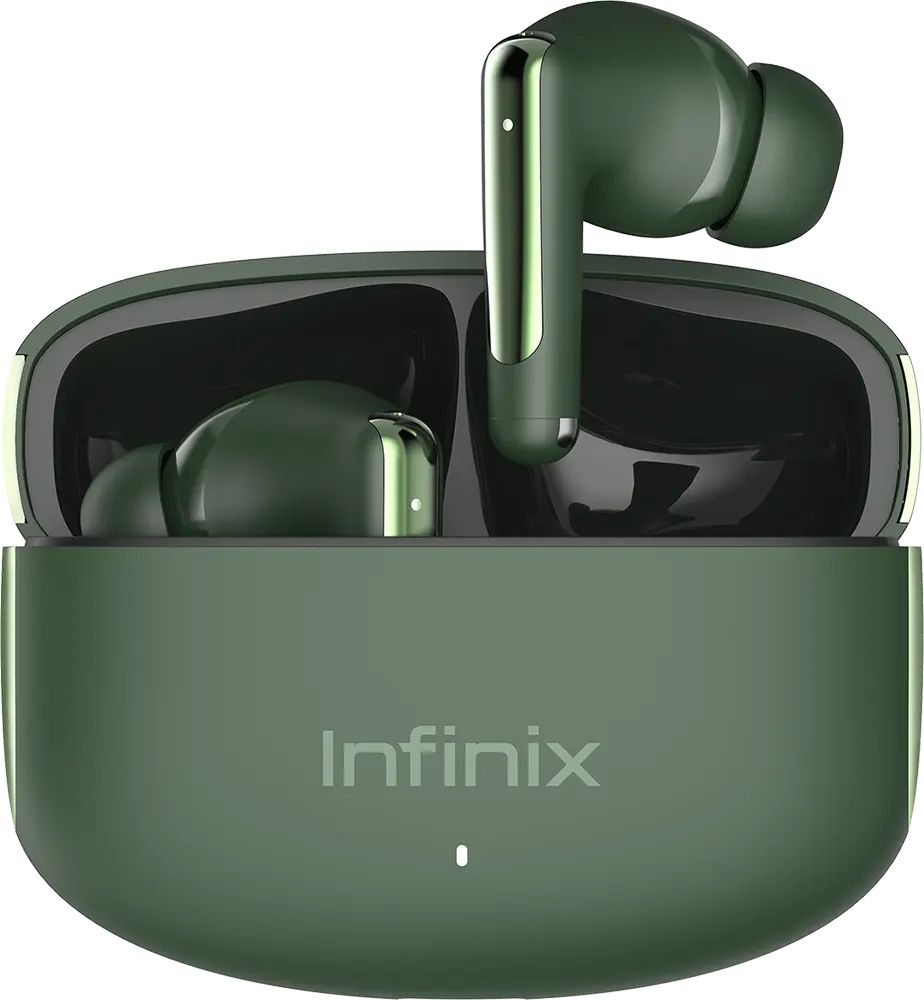 Infinix Buds NC True Wireless Earbuds True Wireless, Bluetooth V5.3, Water Resistant, ANC, Geen