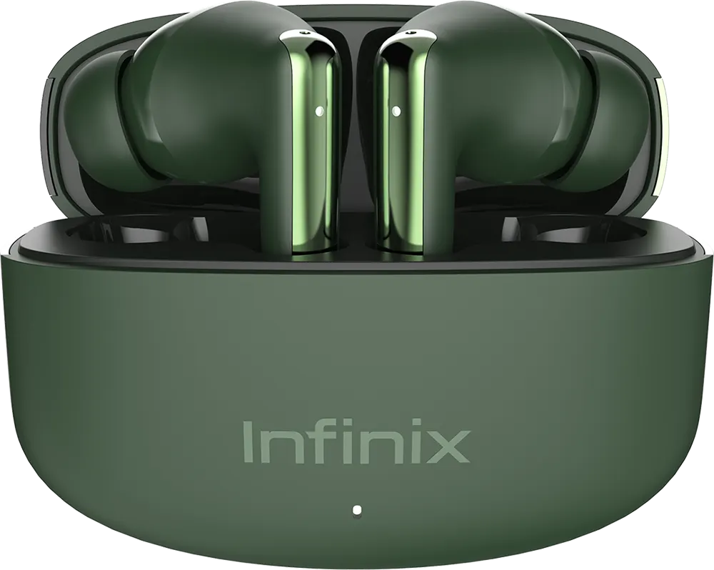 Infinix Buds NC True Wireless Earbuds True Wireless, Bluetooth V5.3, Water Resistant, ANC, Geen