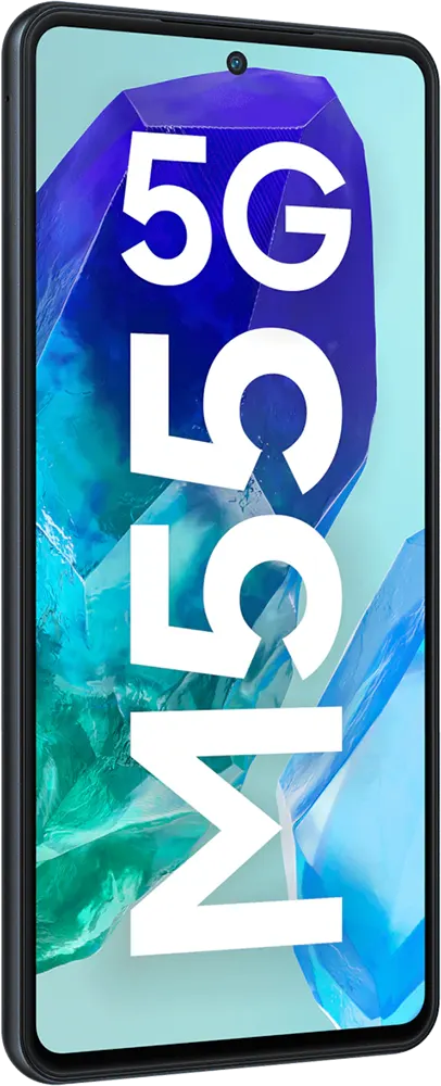 موبايل سامسونج جلاكسي M55 ، ثنائي الشريحة، ذاكرة داخلية 256 جيجابايت، رامات 8 جيجابايت، شبكة الجيل الخامس، أسود