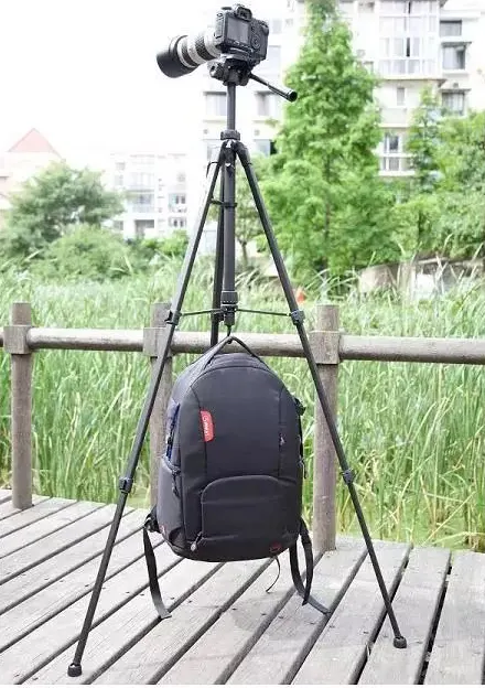 حامل ثلاثي Weifeng من جينيرال، اقصى أرتفاع 1580 مم، ألومنيوم، أسود، WT 3540