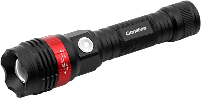 كشاف يدوي كامليون ، قابل لإعادة الشحن ، 300 لومن ، 2000 مللي أمبير ، اسود ، RT395