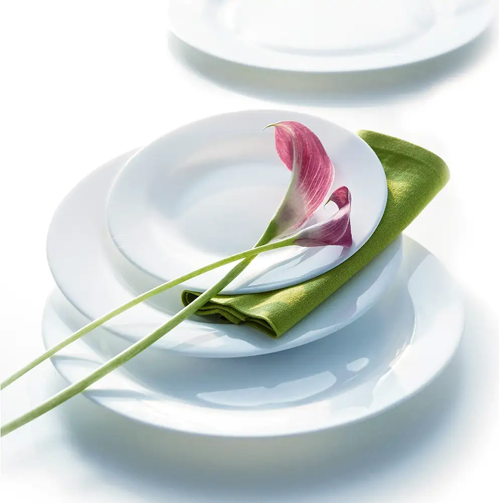 طقم عشاء اركوبال لومينارك ايسينس 51 قطعة، أبيض