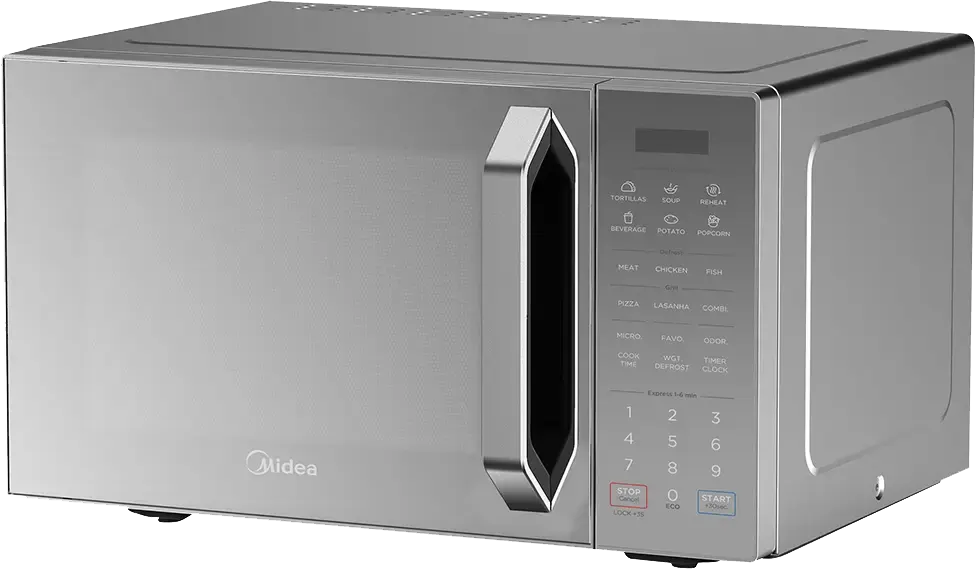 ميكروويف ميديا سولو ، 32 لتر ، 900 وات ، شاشة ديجيتال تعمل باللمس ، سيلفر ، EM0P042MX-S ، (بضمان ميراكو )