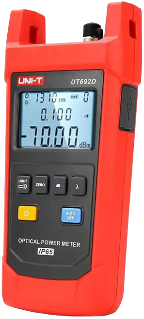 جهاز قياس الألياف البصرية يوني تي ، 4.5 فولت ، 1700 نم ، دجيتال ،  UT692D