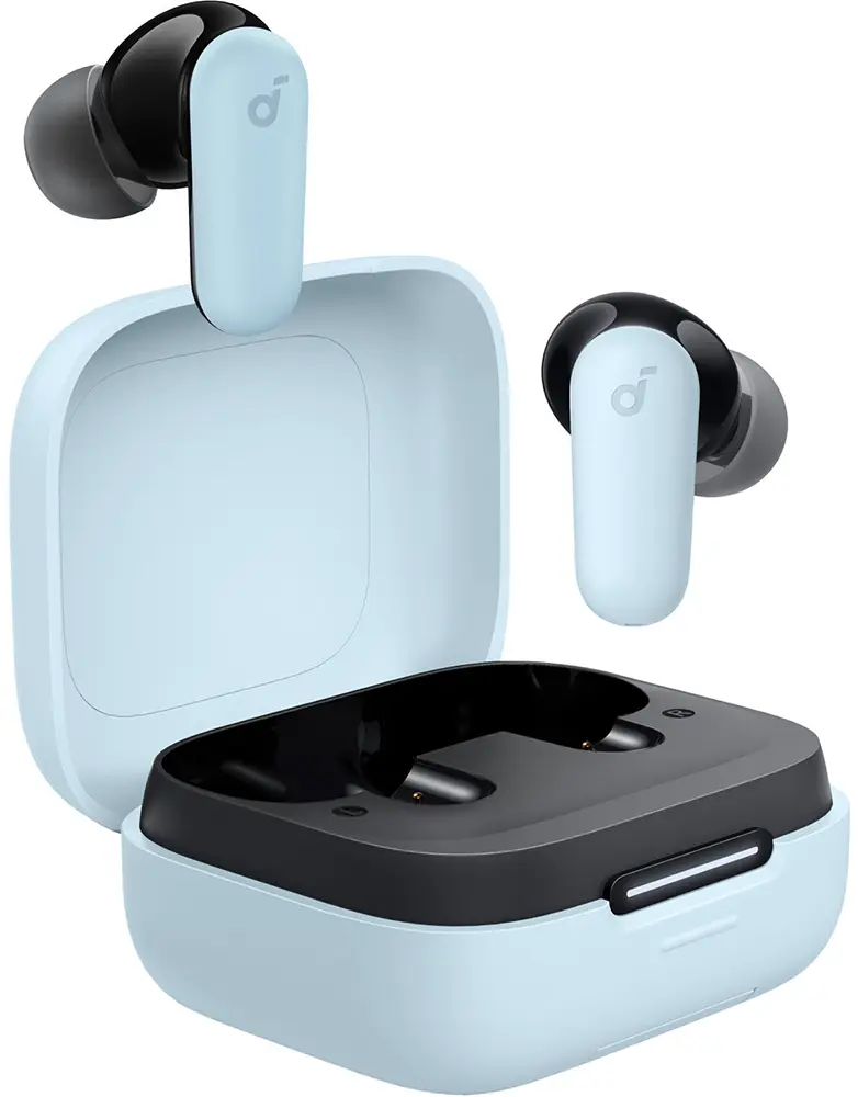 سماعات أذن لاسلكية  أنكر ساوندكور P30I، بلوتوث 5.4، خاصية إلغاء الضوضاء النشطة، مقاومة للماء IP54، بطارية تدوم 45 ساعة، أزرق، A3959Z31