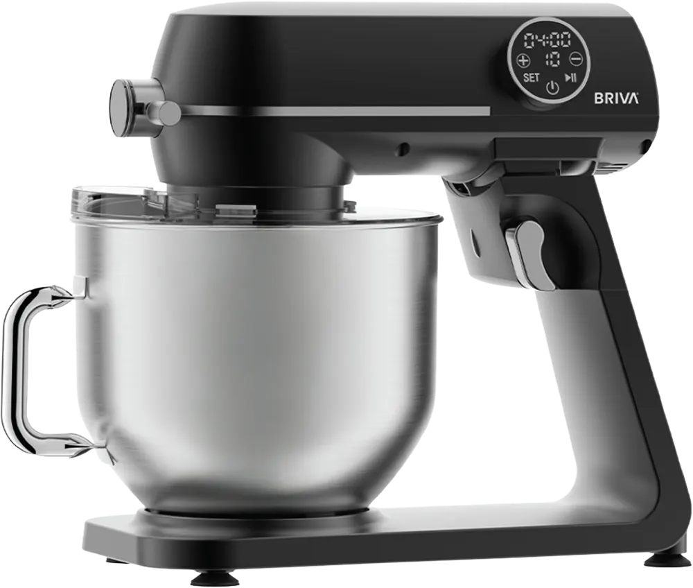Briva Stand Mixer, 1800 Watt, 8 Liter Capacity, 10 Speeds, Digital Touch Screen Control, Black, BH152 Code 50152