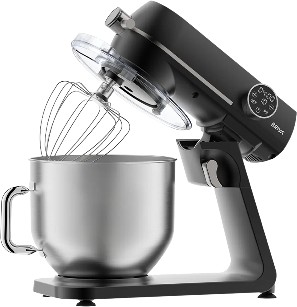 Briva Stand Mixer, 1800 Watt, 8 Liter Capacity, 10 Speeds, Digital Touch Screen Control, Black, BH152 Code 50152