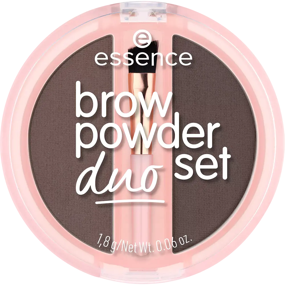 Essence Brow Powder Duo Set, 03 Dark