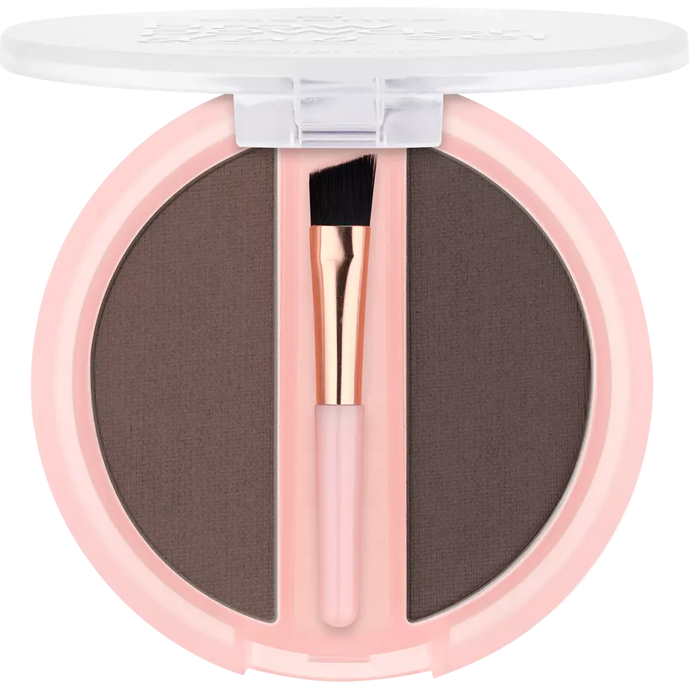 Essence Brow Powder Duo Set, 03 Dark