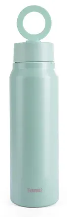 زجاجة مياه تانك ماغنت ستانلس ستيل خالية من مادة BPA، معزولة حراريًا، مانع للتسريب، اخضر  ، 1000 مللي