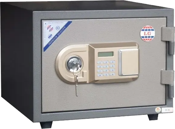 LG Vietnam Cash Safe, Digital Keypad, Emergency Alarm, Reinforced Steel, 32 x 42 x 37 cm, LG32E