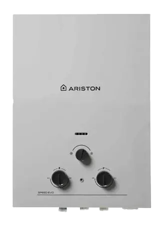 سخان مياه غاز اريستون، 6 لتر، غاز طبيعي، ادابتور، كود 4045014 ، SPEED EVO 6 NG ADPT