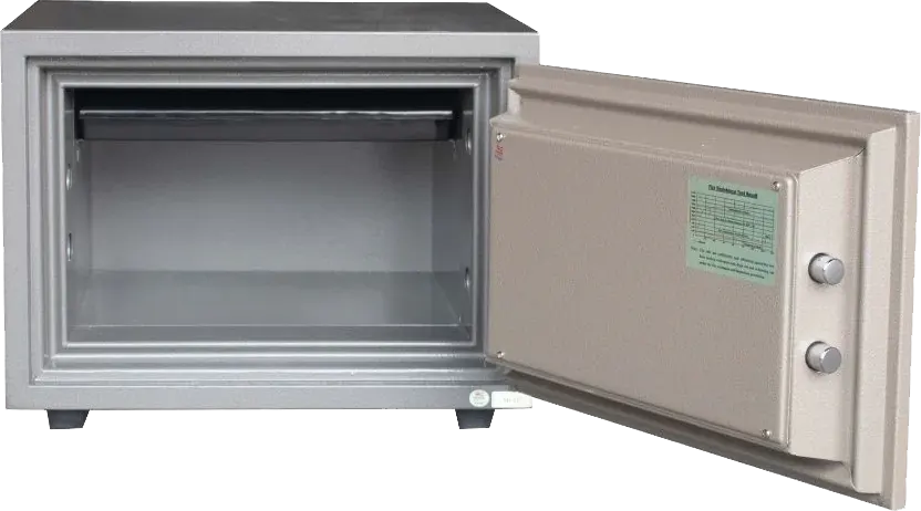 LG Vietnam Cash Safe, 2 Locks, Dual Master Keys for Security, Emergency Alarm, Fire-Resistant Reinforced Steel, 37 x 48 x 41 cm, LG37K