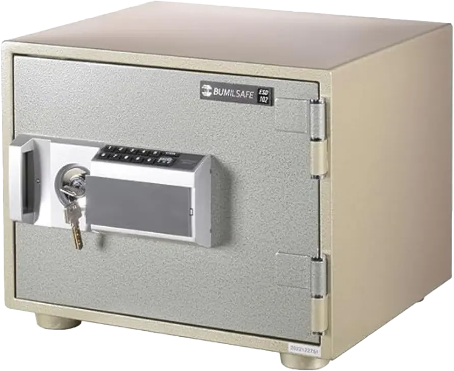 bumilSafe  Korean Cash Safe, Digital Keypad, Bulletproof, Fireproof, Shatterproof,  33 x 43 x 40 cm, ESD 102
