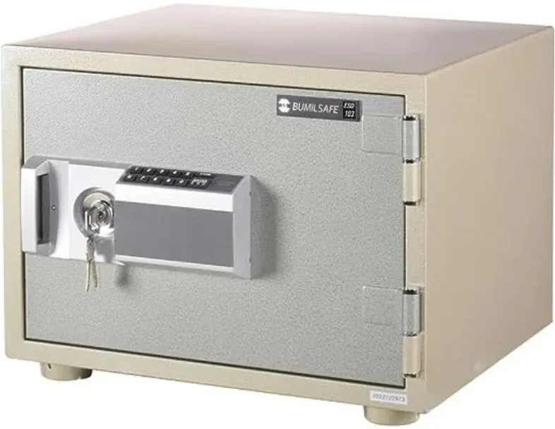 Bumilsafe  Korean Cash Safe, Digital Keypad, 2 Locks, Fire Resistant, 35 x 49 x 42 cm, ESD103