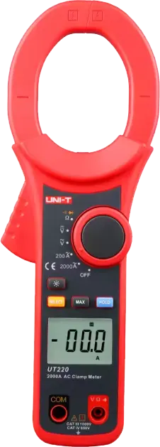 كلامب ميترديجيتال يوني تي ، 1000 فولت ، عداد 1000 ، احمر ، UT220