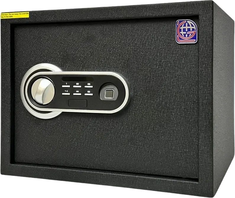 LG Electronic Hotel Safe, Fingerprint with Number Pad, Emergency Key, 30 x 38 x 30 cm, FPC 30