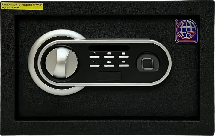 LG Electronic Hotel Safe, Fingerprint with Number Pad, Emergency Key, 20 x 31 x 20 cm, FPC 20