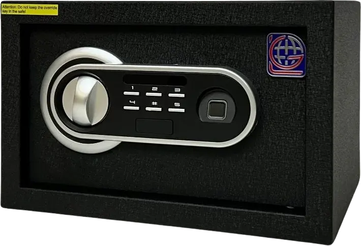 LG Electronic Hotel Safe, Fingerprint with Number Pad, Emergency Key, 20 x 31 x 20 cm, FPC 20