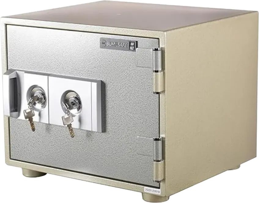 Bumilsafe Korean Cash Safe, 2 Key Lock, Fire Resistant, 33 x 43 x 40 cm, SD102