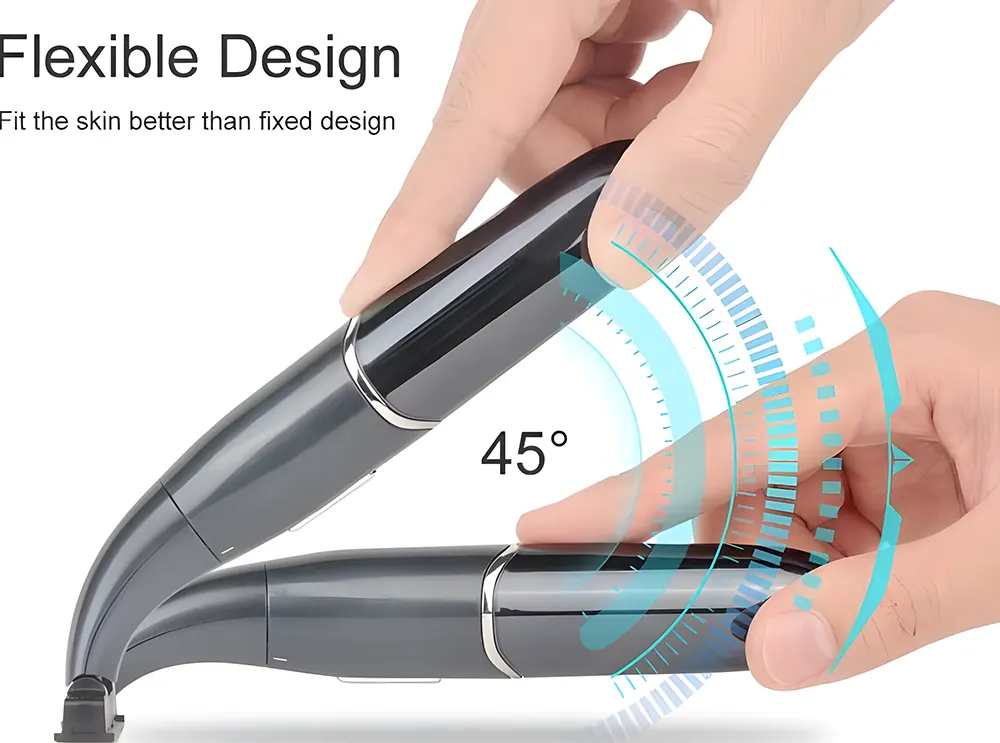 Kemei Rechargeable Waterproof Face and Body Shaver, Black, KM-1903