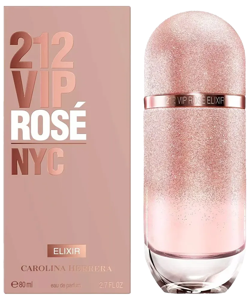 212 Vip Rose Elixir By Carolina Herrera For Women Edp, 80 Ml