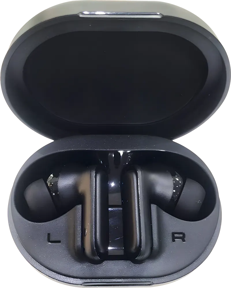 سماعة تشوتيك TWS لاسلكية ، بلوتوث 5.3 ، بطارية 400 مللي أمبير ، شحن سريع ، أسود ، BH-T20