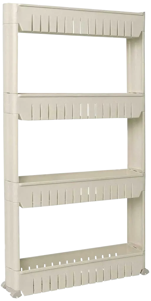 El Watania Kitchen Stand, Beige, 4 Tiers