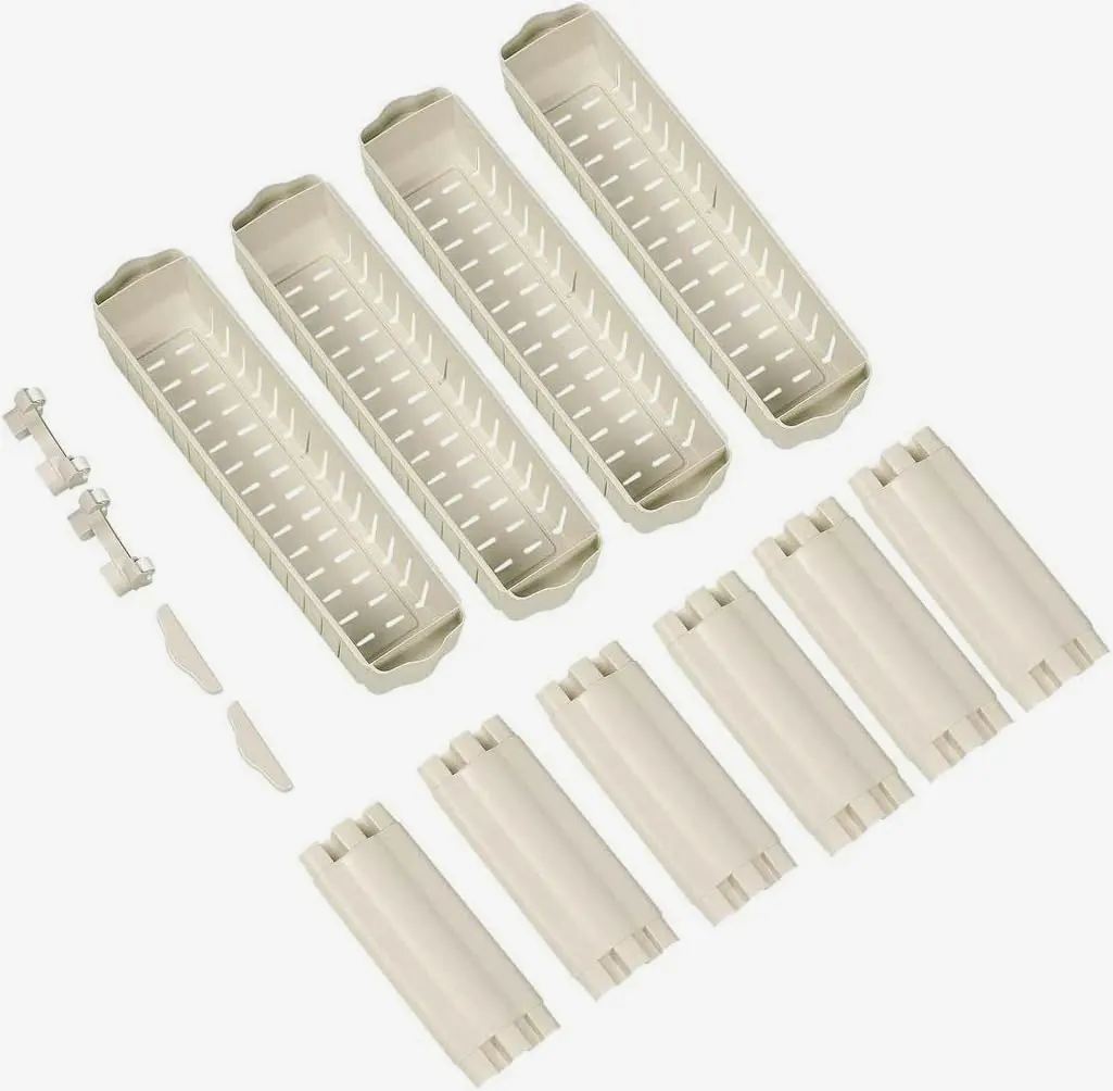 El Watania Kitchen Stand, Beige, 4 Tiers