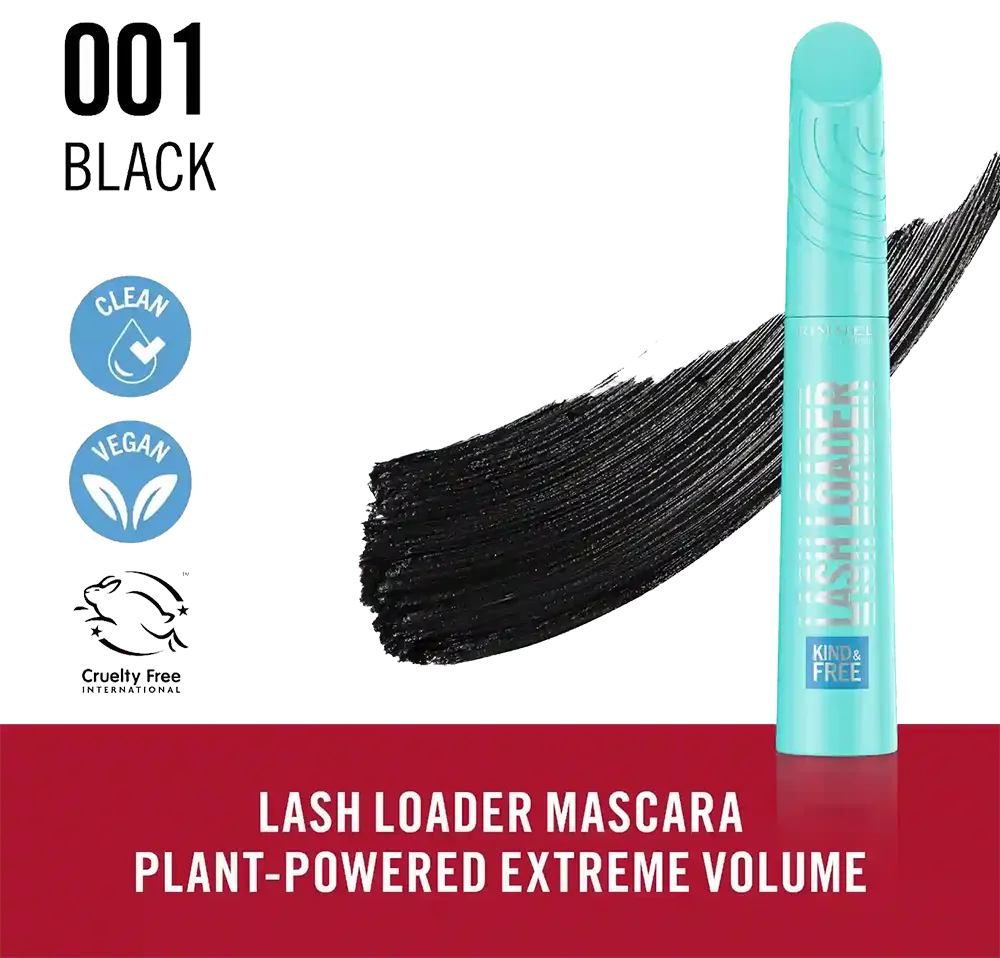 Rimmel London Kind & Free Lash Loader Mascara, Black