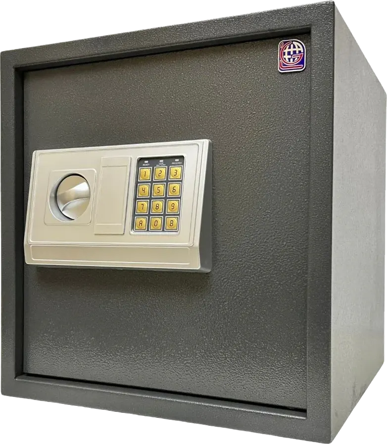 LG Electronic Cash Safe for Hotels, Digital Lock with Emergency Key, Emergency Alarm, Multiple Colors, EA 40