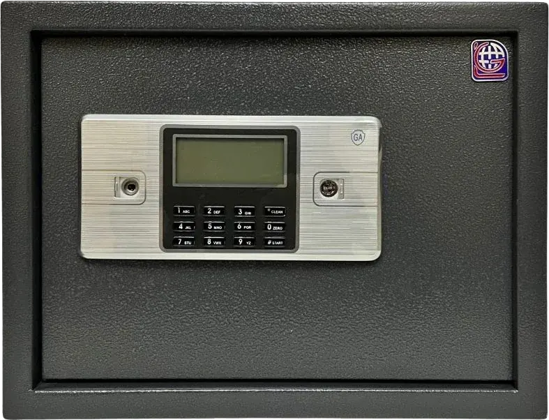 LG Electronic Cash Safe for Hotels, Digital Lock with Emergency Key, Warning Alarm, 30 x 38 x 30 cm, Gray, ALC30