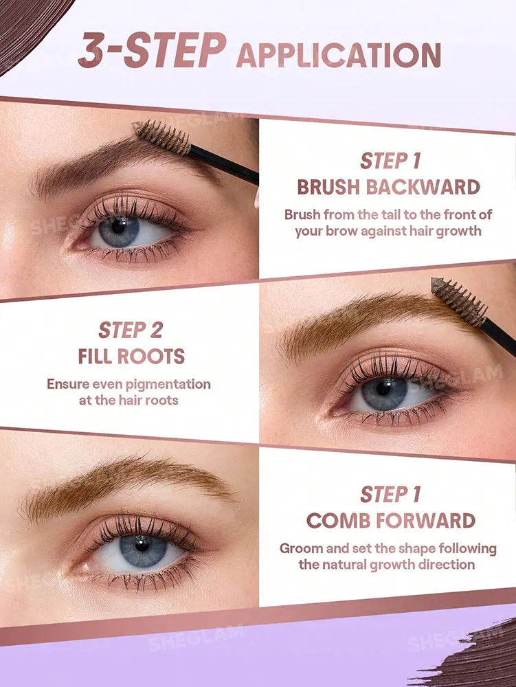 Sheglam Airy Tinted Volumizing Brow Mousse, Chocolate