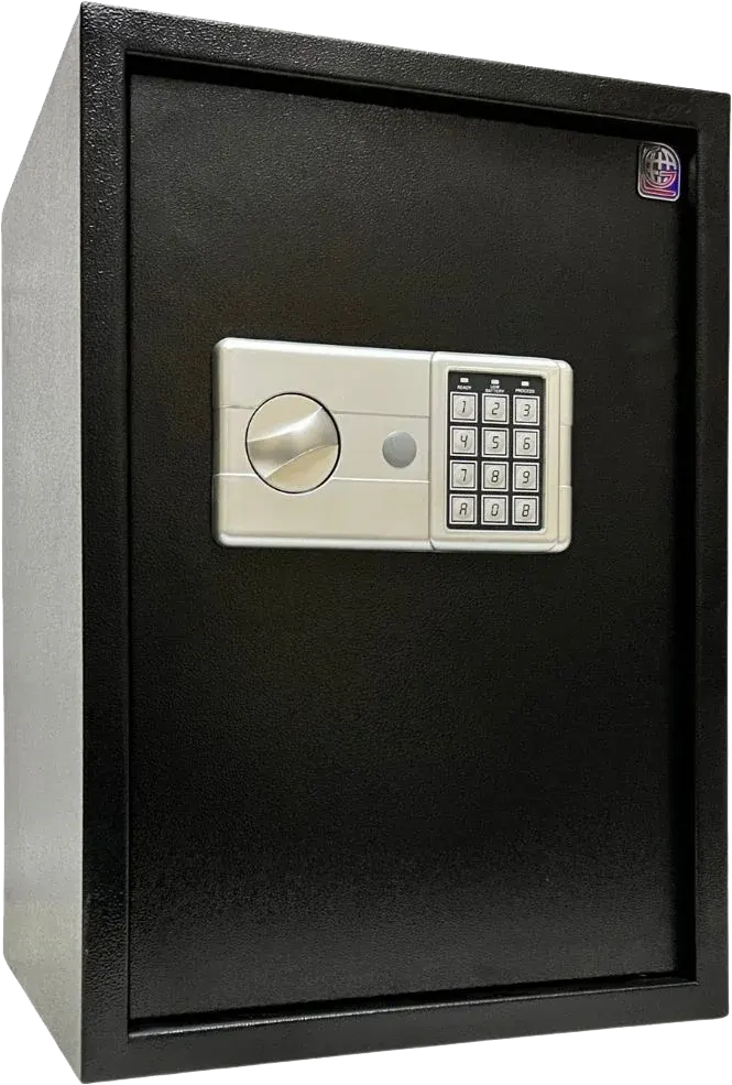 LG Electronic Cash Safe for Hotels, Digital Lock with Emergency Key, 50×35×31 cm, LGK50-EA