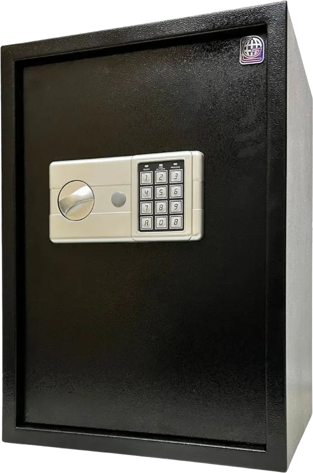 LG Electronic Cash Safe for Hotels, Digital Lock with Emergency Key, 50×35×31 cm, LGK50-EA