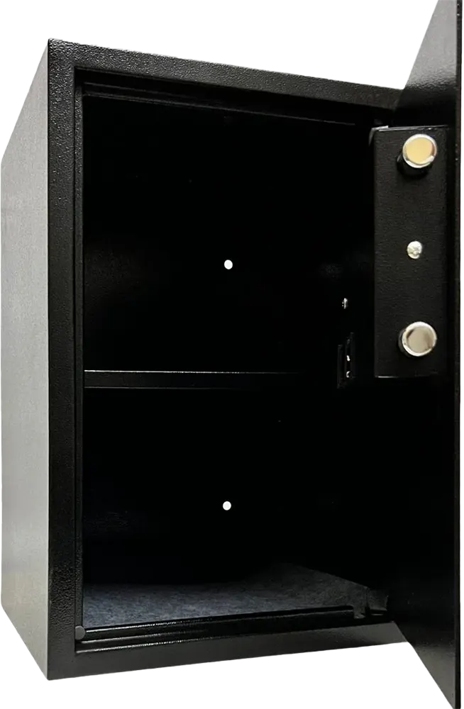 LG Electronic Cash Safe for Hotels, Digital Lock with Emergency Key, 50×35×31 cm, LGK50-EA