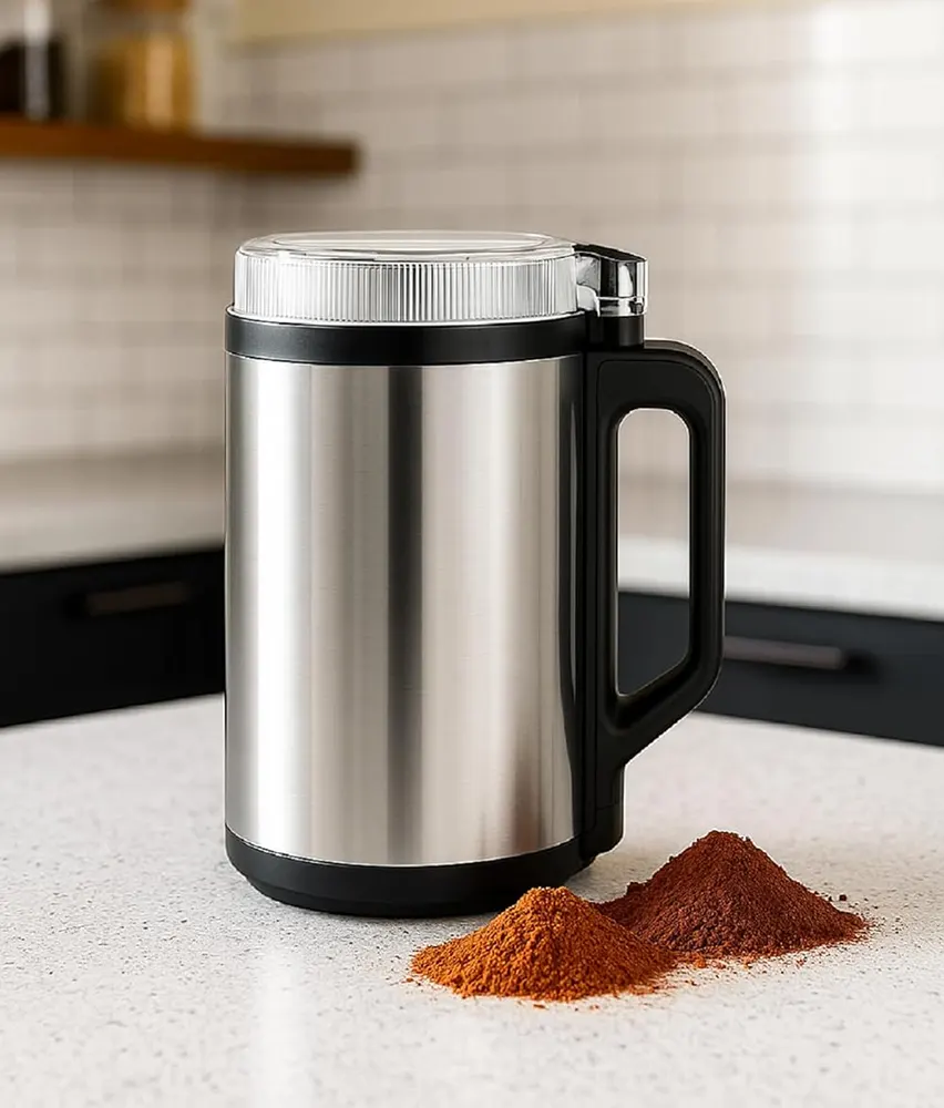 مطحنة بن سيلفرز كرفيست 300 وات، 150 جرام، استانلس ستيل، فضي