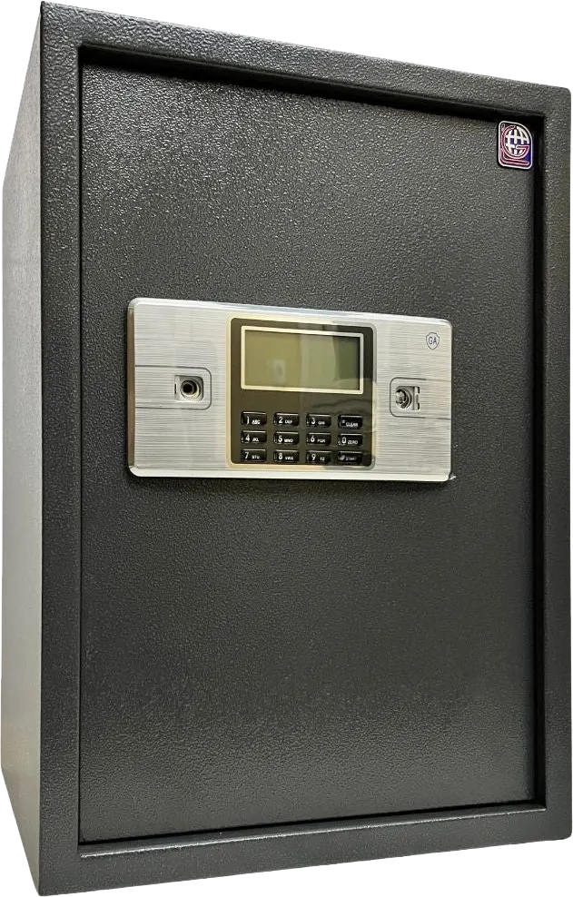 LG Electronic Cash Safe for Hotels, Digital Lock with Emergency Key, Warning Alarm, 50 x 35 x 31 cm, Multiple Colors, ALC50