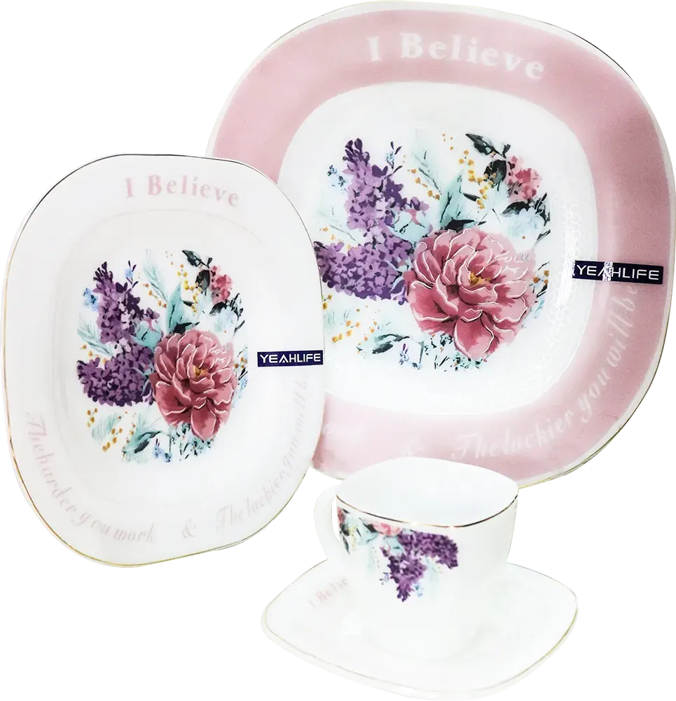 Arcopal Thai Dinner Set, 58 Pieces, White and Pink + MediaTech Electric Grill, 1600 Watt, Black, MT-F01